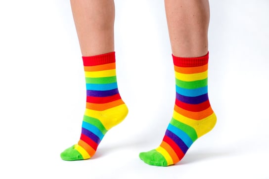 SKARPETKI Skarpety TĘCZOWE LGBT Tęcza UNISEX Inna marka