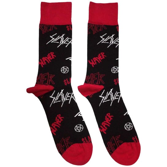 skarpetki SLAYER - LOGOS PATTERN-40/45 ROCK OFF