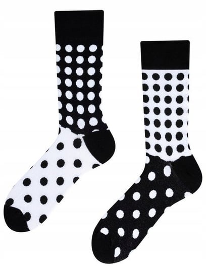 Skarpetki TODO SOCKS Grochy Black&White 3538 Todo Socks