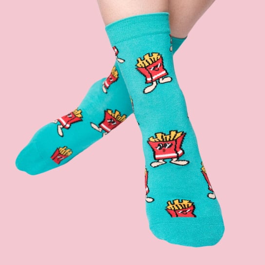Skarpetki w jedzenie - damskie skarpetki z frytkami CandySox