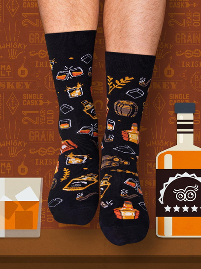 Skarpetki w whisky męski prezent dla konesera alkoholi 41-46 Nadwyraz.com