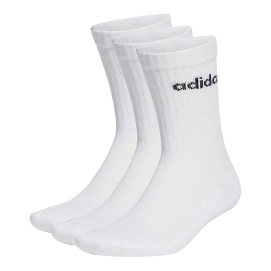 Skarpety adidas Linear Crew (kolor Biały, rozmiar 37-39) Adidas