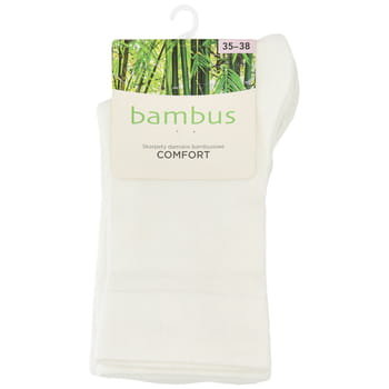 Skarpety Damskie Bambusowe Białe 39-42 Inna marka
