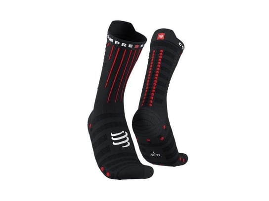 Skarpety Do Biegania Compressport Aero Socks | Black/Red 35-38 Compressport