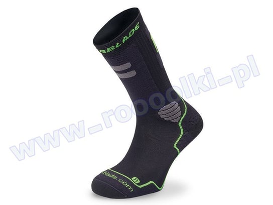 Skarpety męskie Rollerblade High Performance Socks Black / Green   - 35-38 Rollerblade