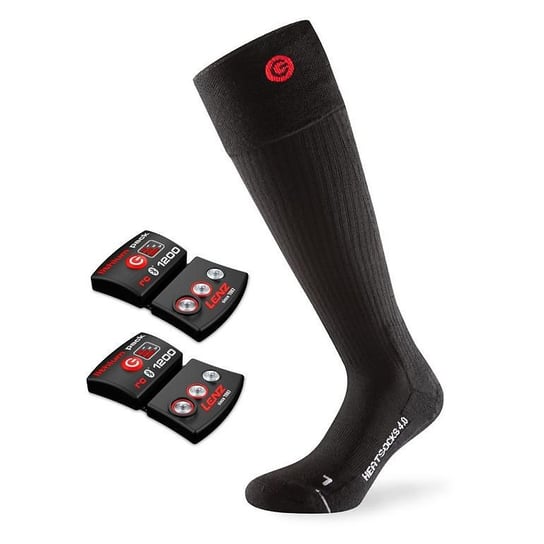 Skarpety narciarskie LENZ heat sock 4.0 + bateria| r.45-47 | ===> rok 2021 Lenz