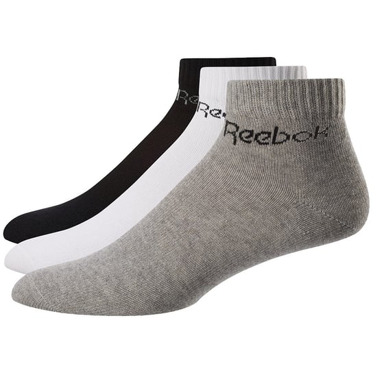 Skarpety Reebok Active Core Ankle Sock 3 pary białe, szare, czarne FL5228 Reebok