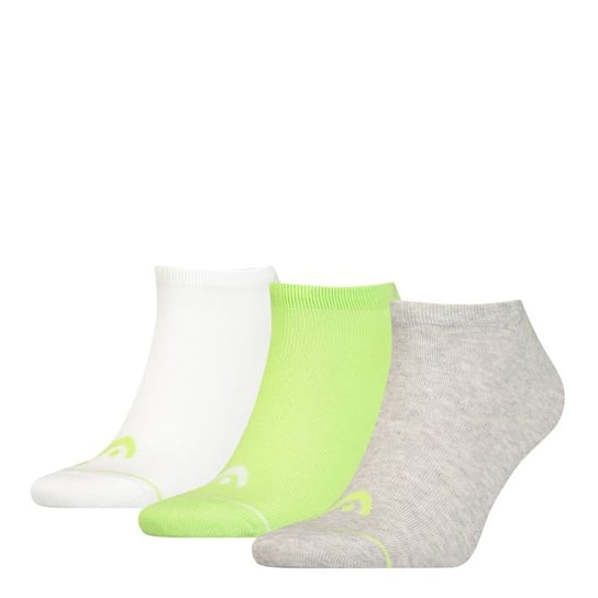 Skarpety Sportowe Head Sneaker Socks Szary/Zielony/Biały 3P 35-38 Head