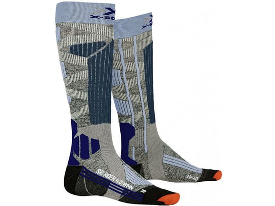 Skarpety X-Socks Ski Rider 4.0 Grey Blue G230 2021 X-Socks