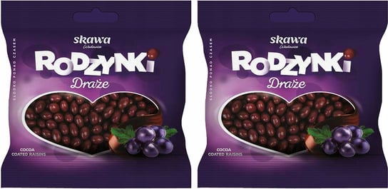 Skawa Draże Sułtanki Rodzynki 70g x 2 | Zestaw Dwupak Skawa