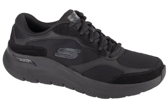 Skechers Arch Fit 2.0 - The Keep 232702-BBK, Męskie, buty sneakers, Czarne SKECHERS