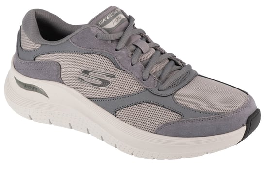 Skechers Arch Fit 2.0 - The Keep 232702-GRY, Męskie, buty sneakers, Szary SKECHERS