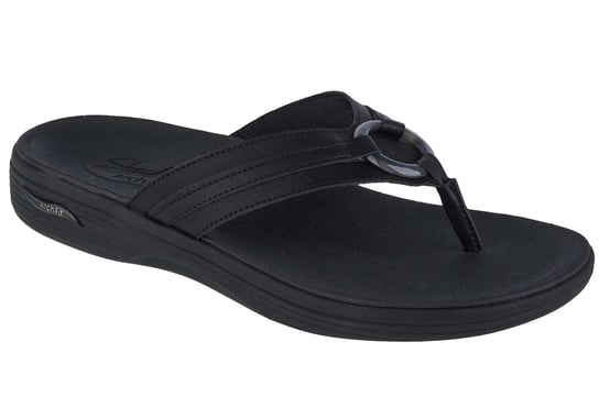 Skechers Arch Fit Maui - Summer Fun 163373-BLK, Damskie, japonki, Szary SKECHERS