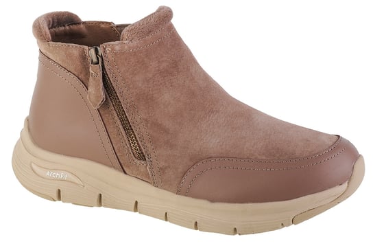 Skechers Arch Fit Smooth - Modest 167366-Mush, Damskie, Buty Zimowe, Różowy SKECHERS