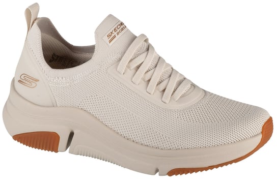 Skechers Bobs Sparrow Flex- Instant Clout 117580-OFWT, Damskie, buty sneakers, Biały SKECHERS