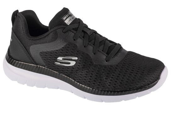 Skechers Bountiful - Quick Path 12607-BKW, Damskie, buty sneakers, Czarne SKECHERS