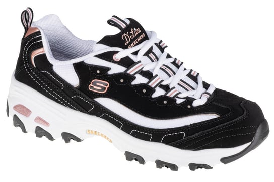 Skechers, Buty sportowe damskie, D''Lites Devoted Fan 13154-BKRG, czarne', rozmiar 35 1/2 SKECHERS