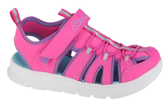 Skechers C-Flex Sandal 2.0 Playful Trek 302100L-HTPK, dla dziewczynki, sandały, Różowe SKECHERS