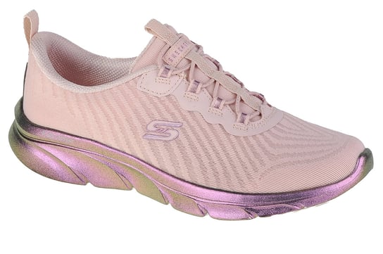 Skechers D'Lux Comfort - Focal Point 104341-Pnk Damskie Sneakersy Różowe SKECHERS