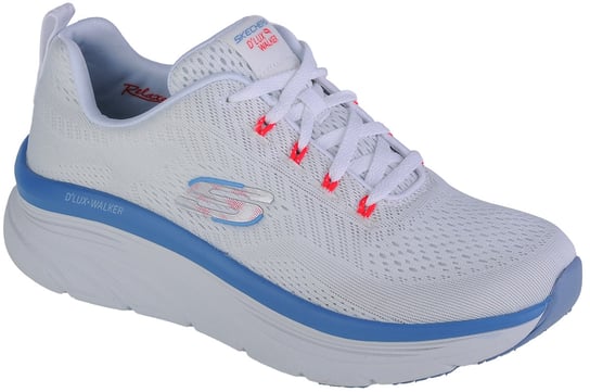 Skechers D'Lux Walker - Fresh Finesse 149368-WPBL, Damskie, buty sneakers, Biały SKECHERS