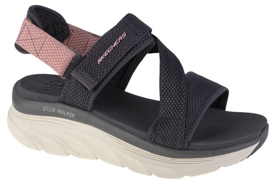 Skechers D'Lux Walker Kind Mind 119302-GYPR, Damskie, sandały, Szary SKECHERS