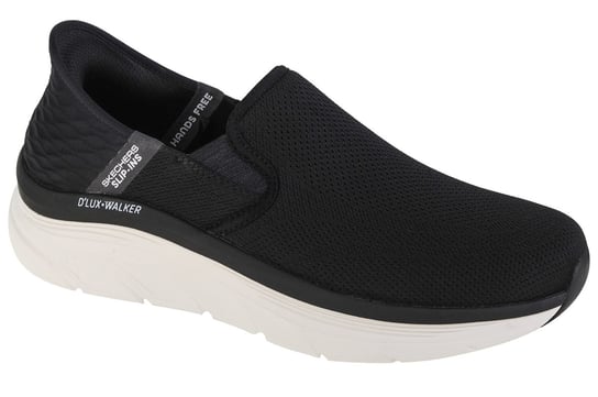 Skechers D'Lux Walker - Orford 232455-BLK, Męskie, buty sneakers, Czarne SKECHERS