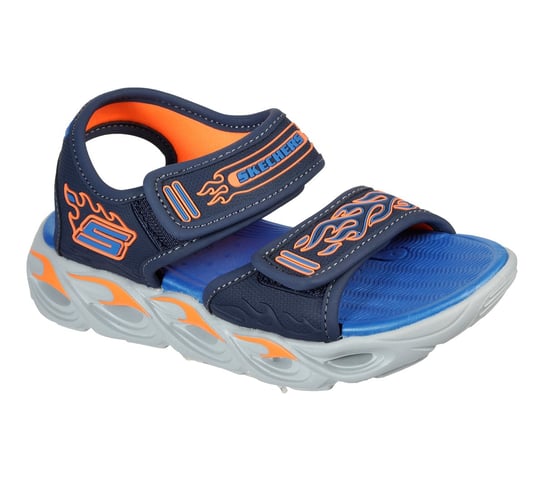 Skechers Dla Dzieci Sandały S Lights 400109L-NVOR 32 EU SKECHERS