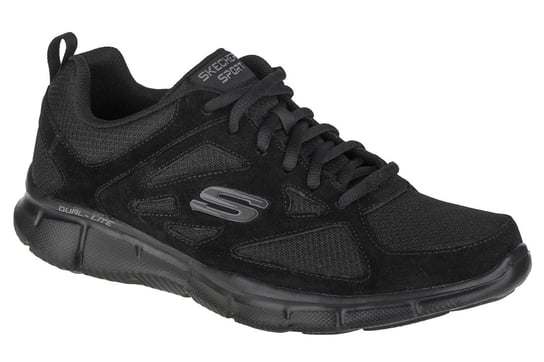 Skechers Equalizer 52748-BBK, Męskie, buty sneakers, Czarne SKECHERS