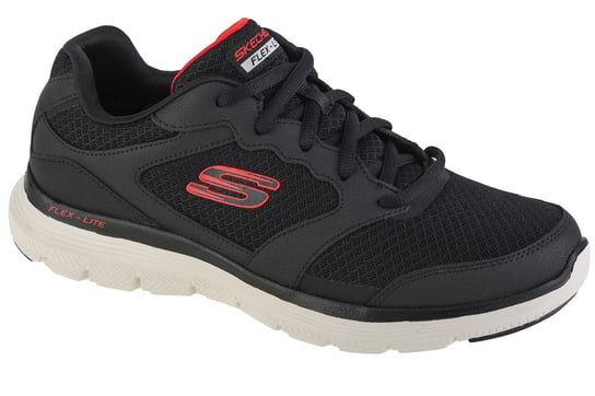 Skechers Flex Advantage 4.0 232225-BKRD, Męskie, buty treningowe, Czarne SKECHERS