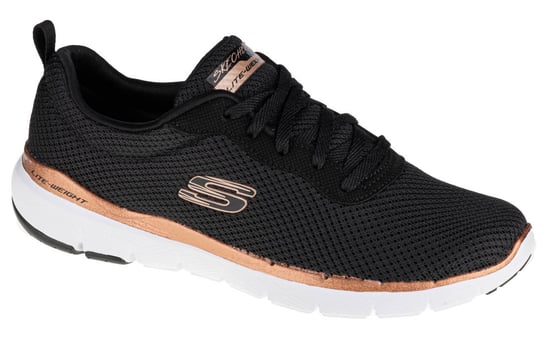 Skechers Flex Appeal 3.0 13070-BKRG damskie sneakersy, czarne, rozmiar 38 1/2 SKECHERS
