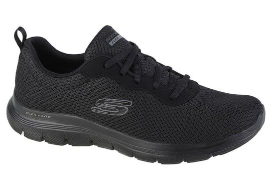 Skechers Flex Appeal 4.0 Brilliant View 149303-BBK, Damskie, buty sneakers, Czarne SKECHERS