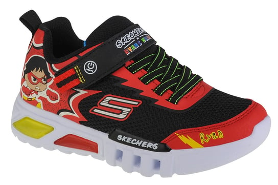 Skechers Flex-Flow-Hero Speed 406043L-RDBK, dla chłopca, buty sneakers, Czerwony SKECHERS