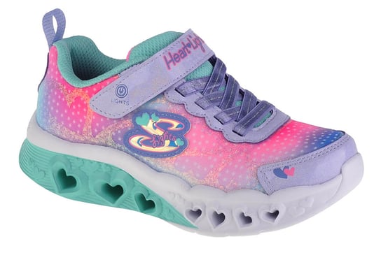 Skechers Flutter Heart Lights 302315L-LVMT, dla dziewczynki, buty sneakers, Wielokolorowy SKECHERS