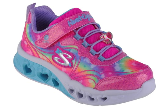 Skechers Flutter Heart Lights-Groovy Swirl 303253L-Hplv, Dla Dziewczynki, Buty Sneakers, Różowy SKECHERS