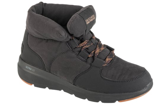 Skechers Glacial Ultra - Trend Up 144194-BLK, Damskie, buty zimowe, Czarne SKECHERS