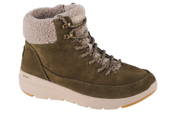 Skechers Glacial Ultra - Woodlands 16677-Olv, Damskie, Buty Zimowe, Zielony SKECHERS