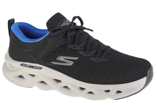 Skechers Go Run Swirl Tech-Dash Charge 220302-BKBL, Męskie, buty do biegania, Czarne SKECHERS