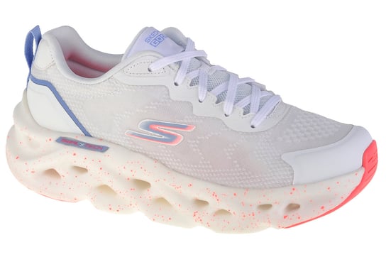 Skechers Go Run Swirl Tech-Outbreak 128794-Wblp Damskie Buty Do Biegania Białe SKECHERS