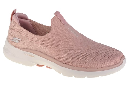 Skechers Go Walk 6 124502-LTPK, Damskie, buty sneakers, Różowy SKECHERS