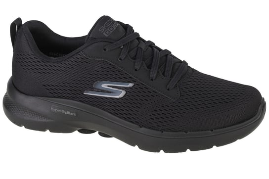 Skechers Go Walk 6 Avalo 216209-BBK, Męskie, buty sneakers, Czarne SKECHERS