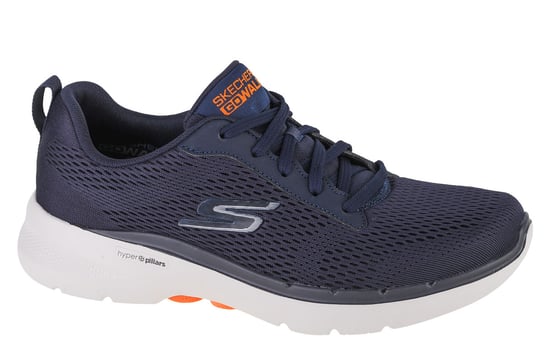 Skechers Go Walk 6 Avalo 216209-NVY, Męskie, buty sneakers, Granatowy SKECHERS