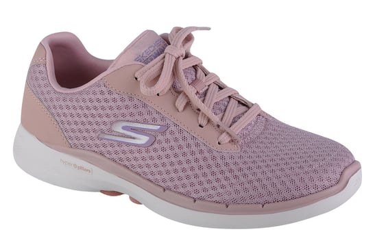 Skechers Go Walk 6 - Iconic Vision 124514-MVE, Damskie, buty sneakers, Różowy SKECHERS