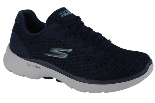 Skechers Go Walk 6 - Iconic Vision 124514-NVTQ, Damskie, buty sneakers, Granatowy SKECHERS