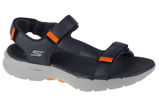 Skechers Go Walk 6 Sandal 229126-NVOR, Męskie, sandały, Granatowy SKECHERS
