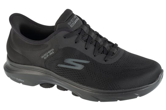 Skechers Go Walk 7 - Valin 216550-BBK, Męskie, buty sneakers, Czarne SKECHERS