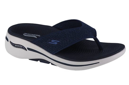 Skechers Go Walk Arch Fit Sandal - Luminous 140269-NVY, Damskie, japonki, Granatowy SKECHERS