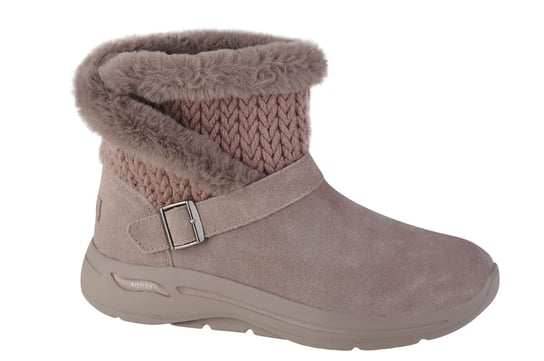 Skechers Go Walk Arch Fit - True Embrace 144422-Dktp, Damskie, Buty Zimowe, Różowy SKECHERS