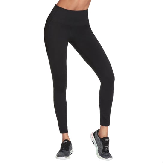 Skechers Go Walk High Waisted Legging W03LG30B-BLK, Kobieta, Leginsy, Czarny SKECHERS