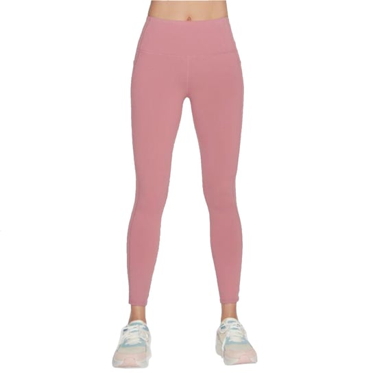 Skechers Go Walk High Waisted Legging W03LG30B-MVE, Kobieta, Leginsy, Różowy SKECHERS