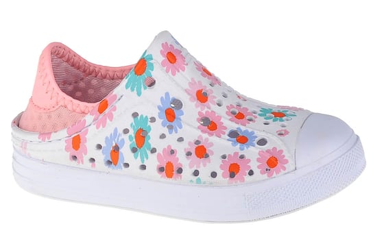 Skechers Guzman Steps-Hello Daisy 302114N-WPK, dla dzieci, buty sportowe, Biały SKECHERS